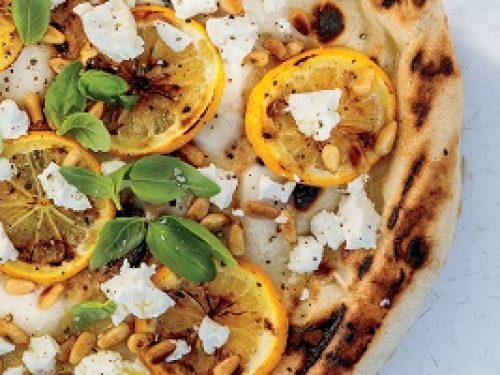 Lemon Basil Cheesy Pizza Limoneira