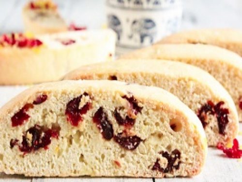 Lemon Cranberry Biscotti — TBLSPOON