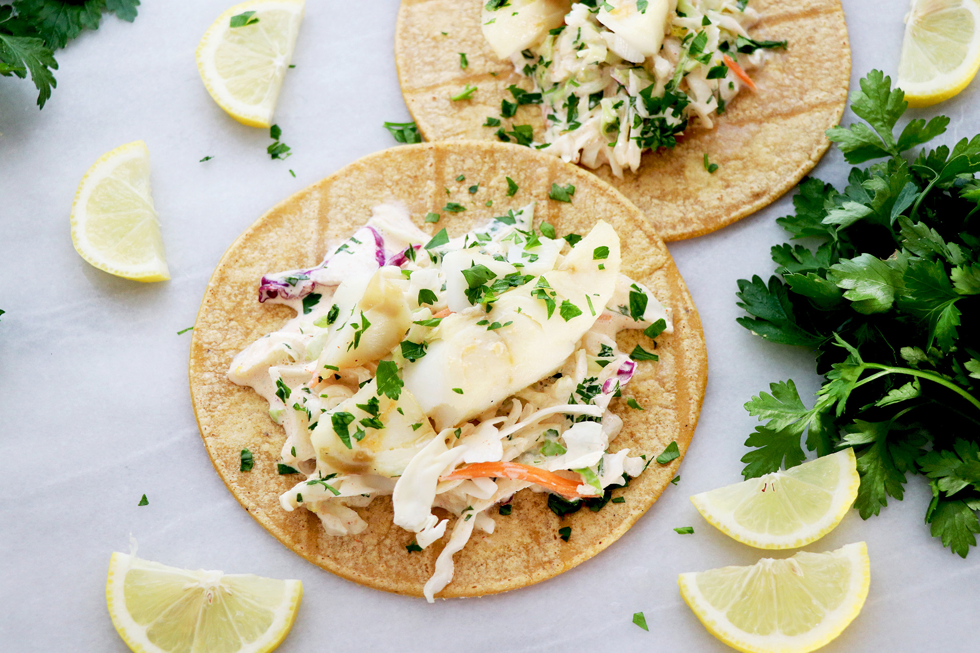 Limoneira Citrus Fish Tacos